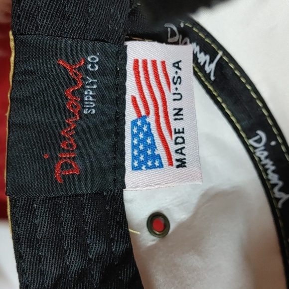 Diamond Supply Co. Gold Snapback Trucker Cap - Picture 8 of 9